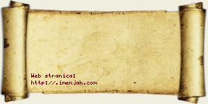 Natalija Jelenković vizit kartica